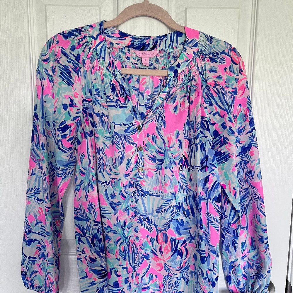 Lily Pulitzer Else Silk Blouse